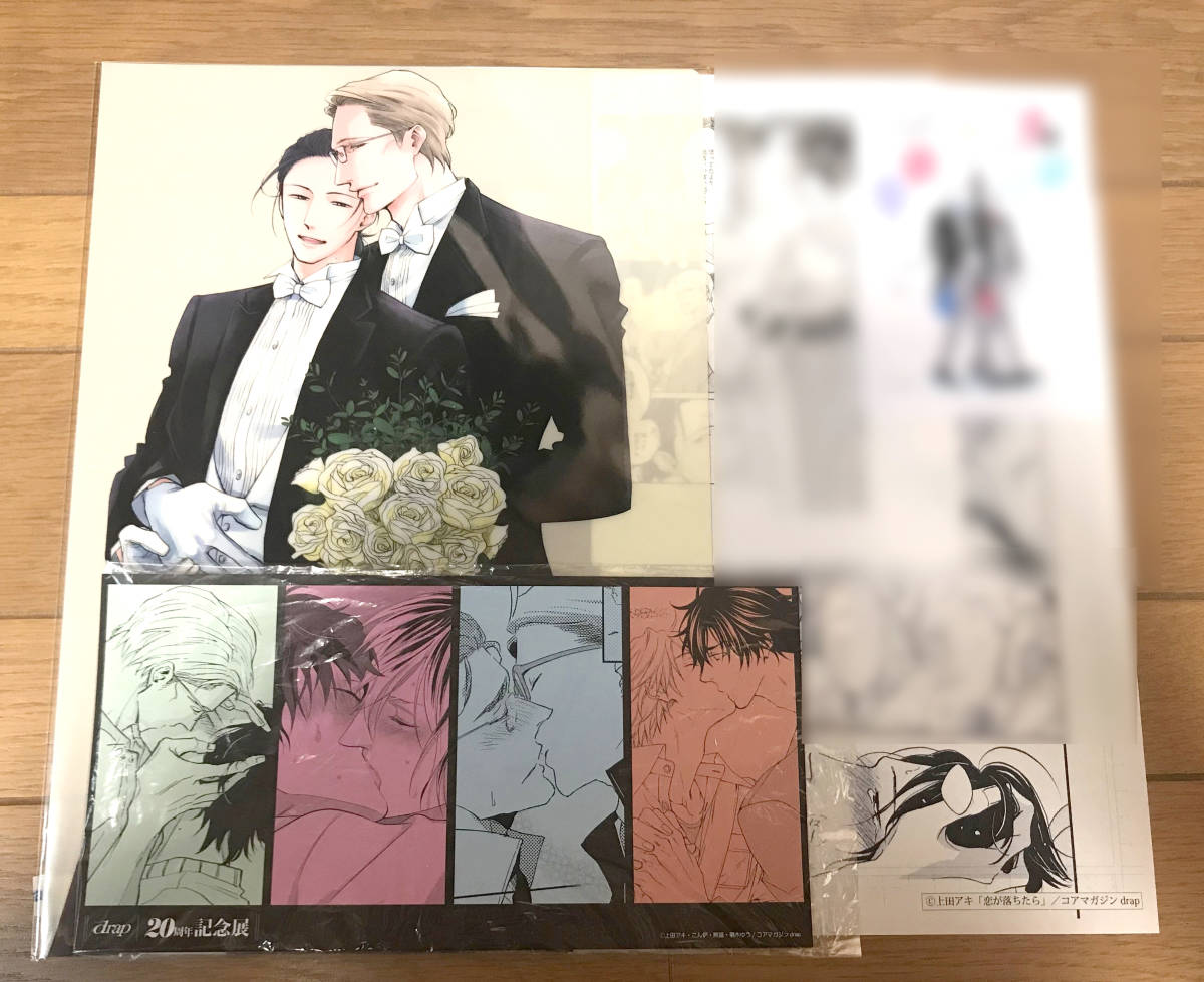 新品 Drap周年記念展 上田アキ５点 クリアファイル イラストカード 冊子 モノクロ漫画複製原画 ロングカード Bl Drap クリックポスト の落札情報詳細 ヤフオク落札価格情報 オークフリー スマートフォン版