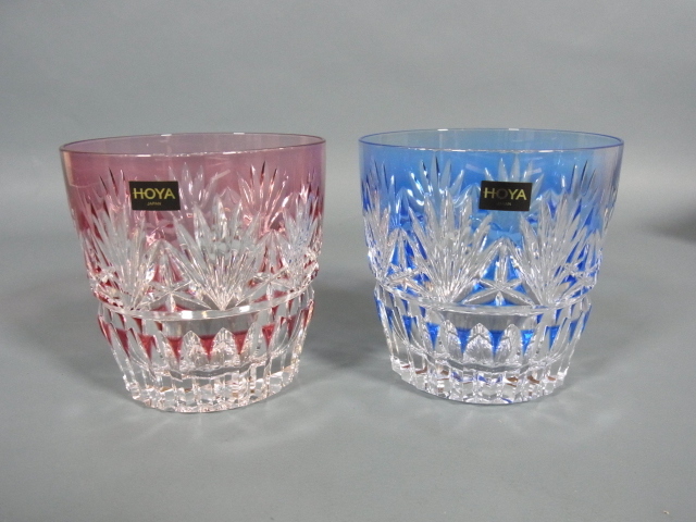 HOYA CRYSTAL クリスタルオンザロックコレクショングラス6個セット HOYA CRYSTAL クリスタルオンザロックコレクショングラス6個セット