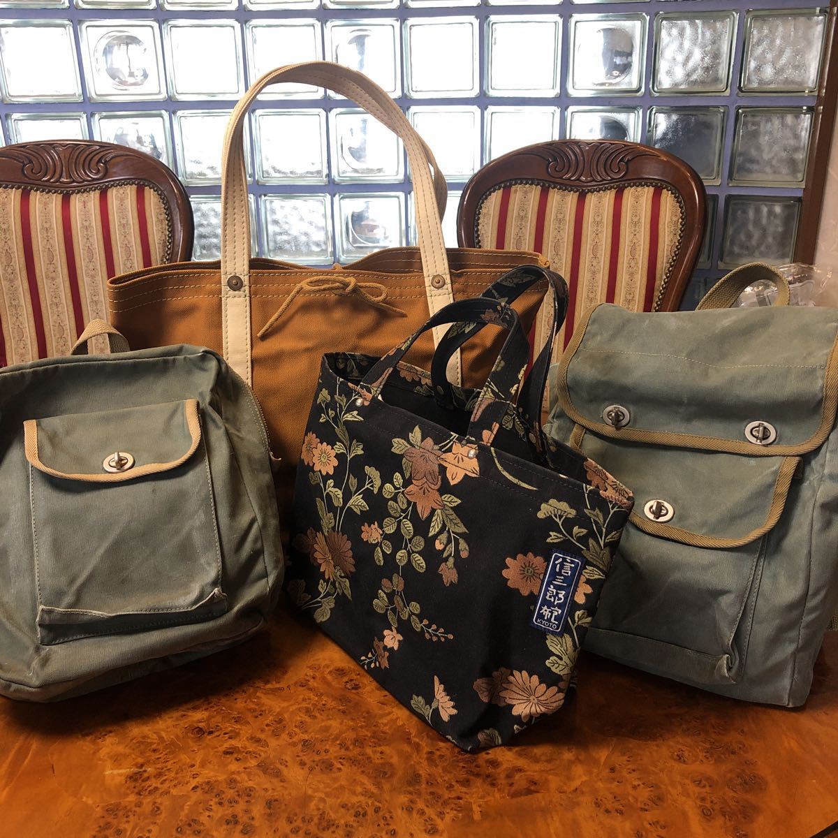 美品　信三郎帆布　KYOTO リュック 美品 信三郎帆布 KYOTO リュック Yahoo!オークション - 美品