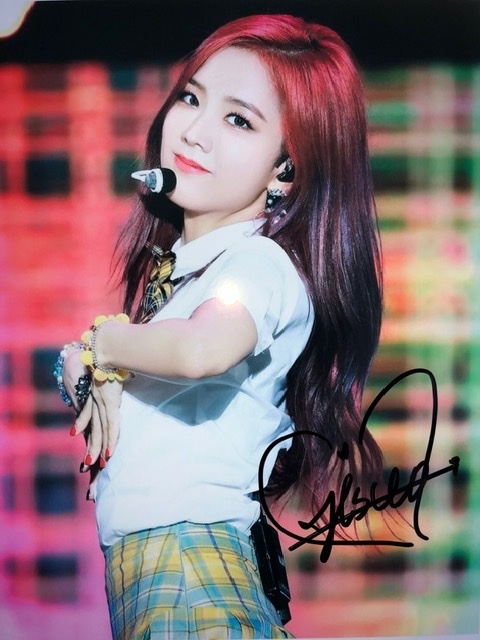 ジス直筆サイン入り2Lサイズ写真…Jisoo…BLACKPINK…③