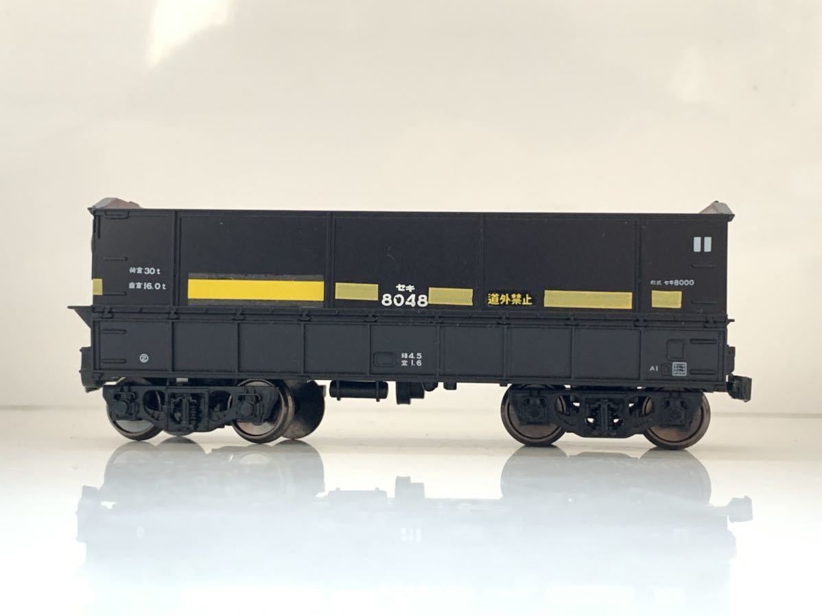 モデルアイコン　HO　国鉄セキ8000石炭貨車 美称線8両フルレタリング セキ8000美祢 番号無 4両塗済K | 鉄道模型店 Models IMON