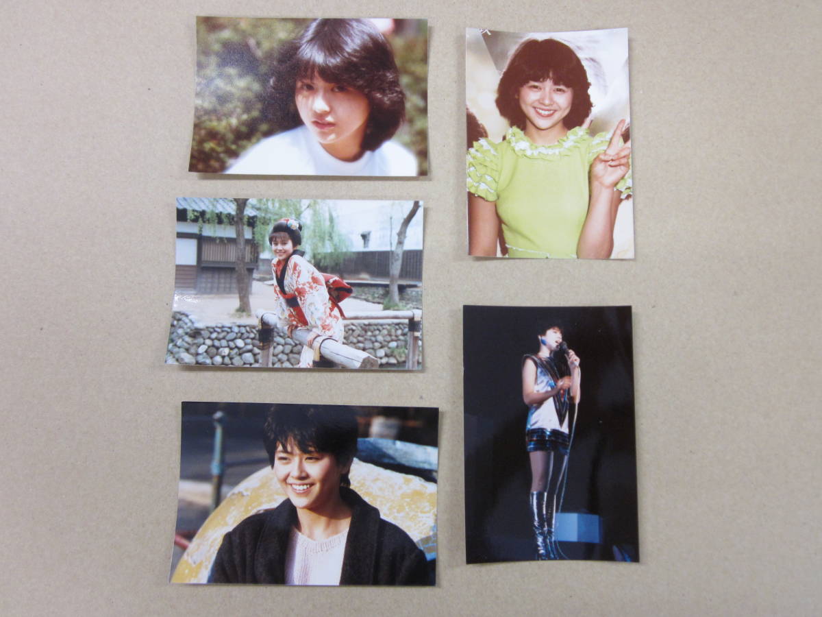 E)中古 レトロ 80年代 アイドル 小泉今日子 生写真 5枚セットの落札