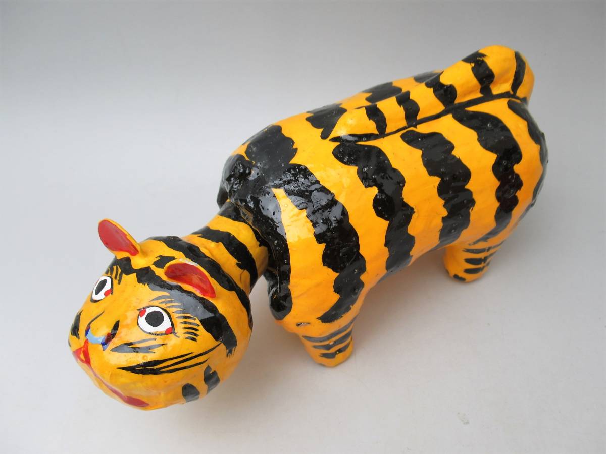 オ 送料無料 ゆうパック 古い張子 いせ辰の馬 仙台の虎張子 首振り 雪うさぎ 3点 まとめて 張子776 の落札情報詳細 ヤフオク落札価格情報 オークフリー スマートフォン版