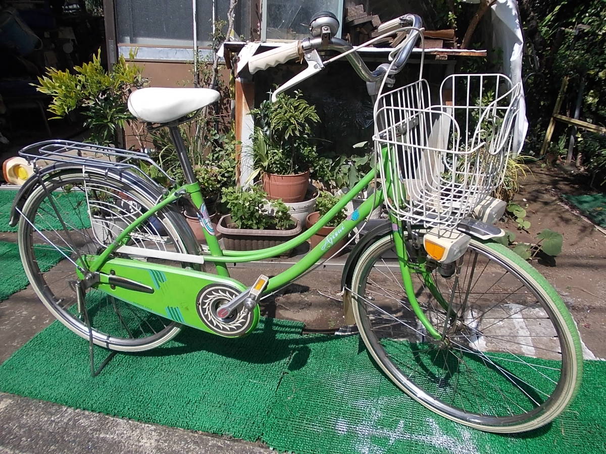 サイモト自転車 SAIMOTO アジサイ 24インチ 昭和レトロ婦人車 当時物