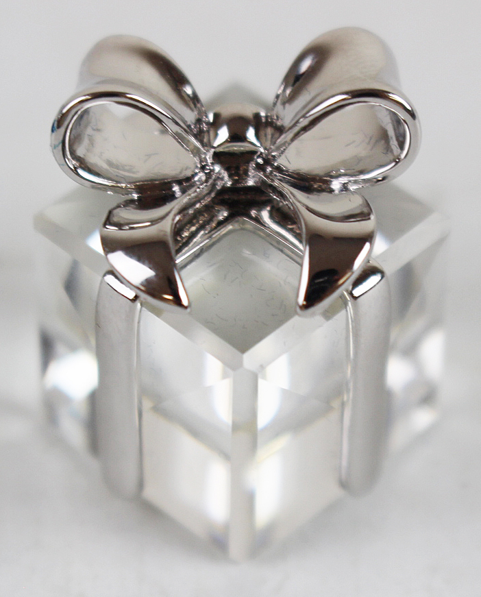 ☆中古品☆ミニチュア ギフトボックス/プレゼント箱 SWAROVSKI