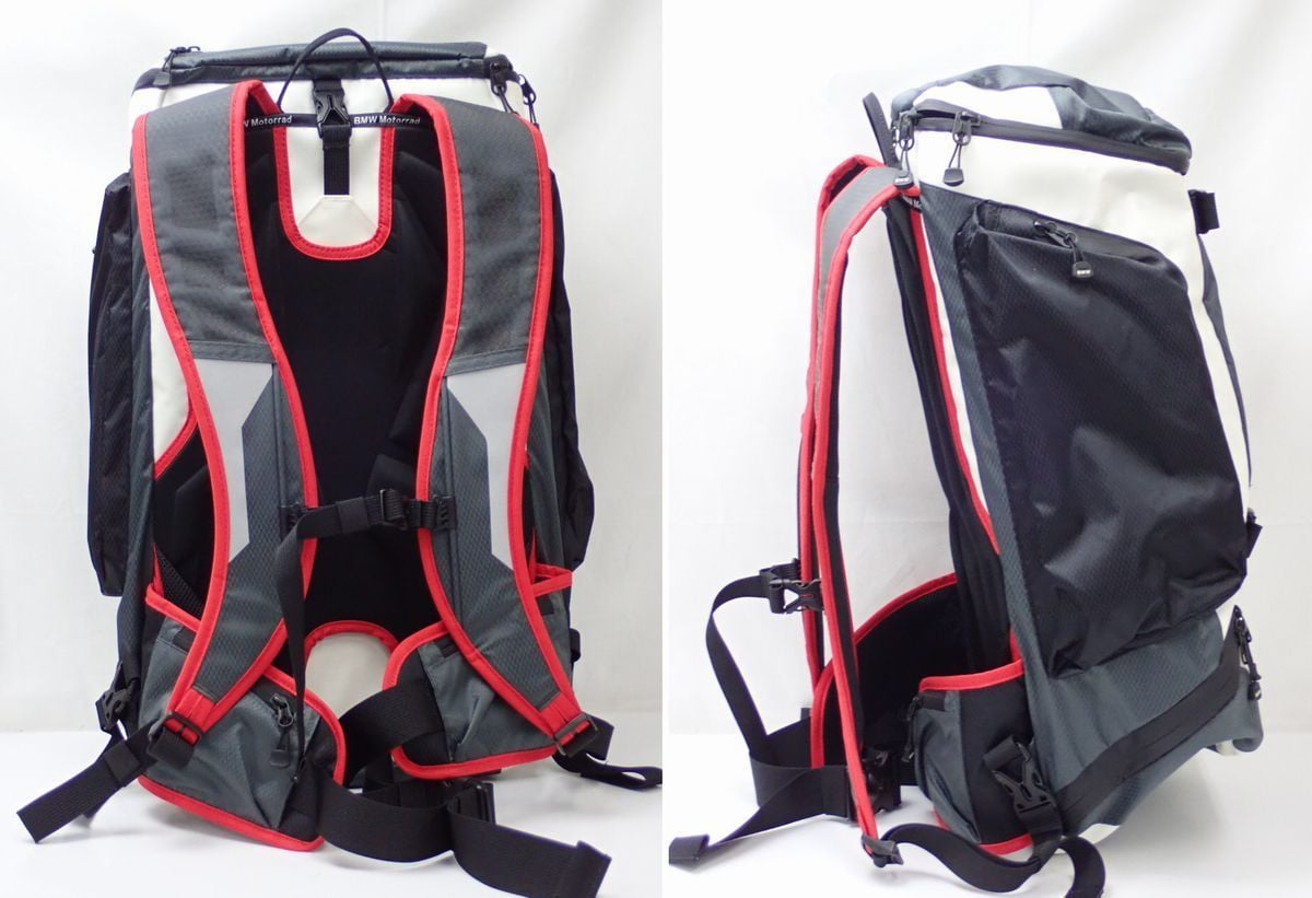 BMW Motorrad バックパック グレー/レッド/ホワイト BMW Motorrad バックパック グレー/レッド/ホワイト
