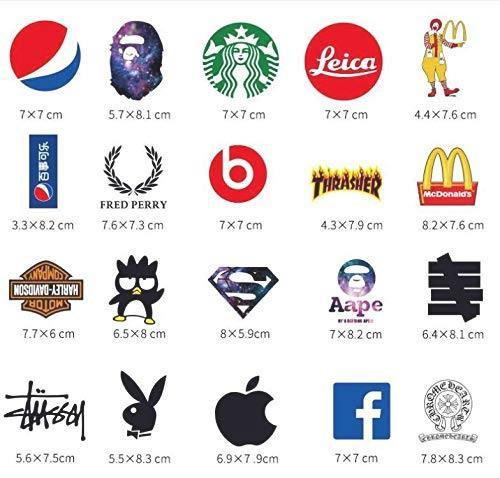新品 100枚 ランダム防水 ファッションブランドステッカーセット スーツケースステッカー 防水シール バイクステッカー の落札情報詳細 ヤフオク落札価格情報 オークフリー スマートフォン版