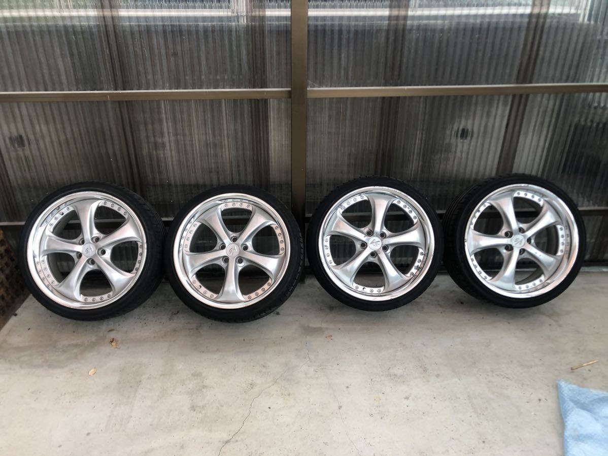 WORK VS KF 18 8j+45 PCD 100 NEXEN N8000 215/35/18 プリウス
