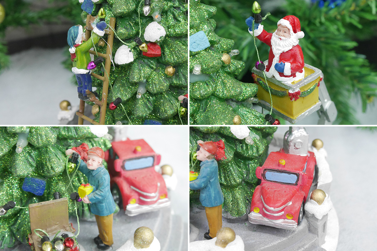 新品 クリスマス イルミネーション ジオラマ クリスマスツリー サンタ 装飾 スノー 雪 プレゼント 照明 ロマンチック 23 29cm Jm 21 の落札情報詳細 ヤフオク落札価格情報 オークフリー スマートフォン版