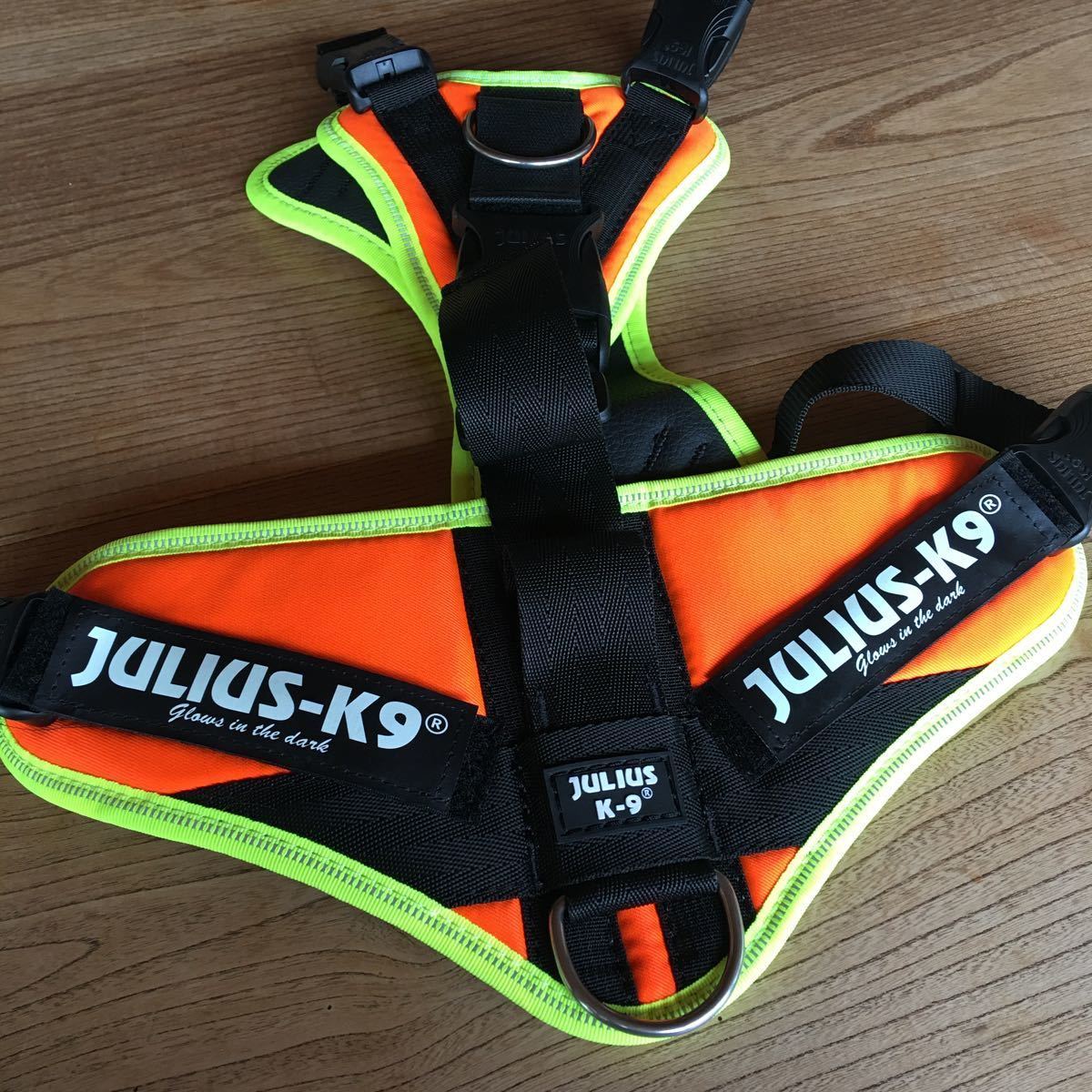 78 juliusK9 mantrailing dog harness ハーネス ドッググッズ イエローオレンジ Mサイズの落札情報詳細
