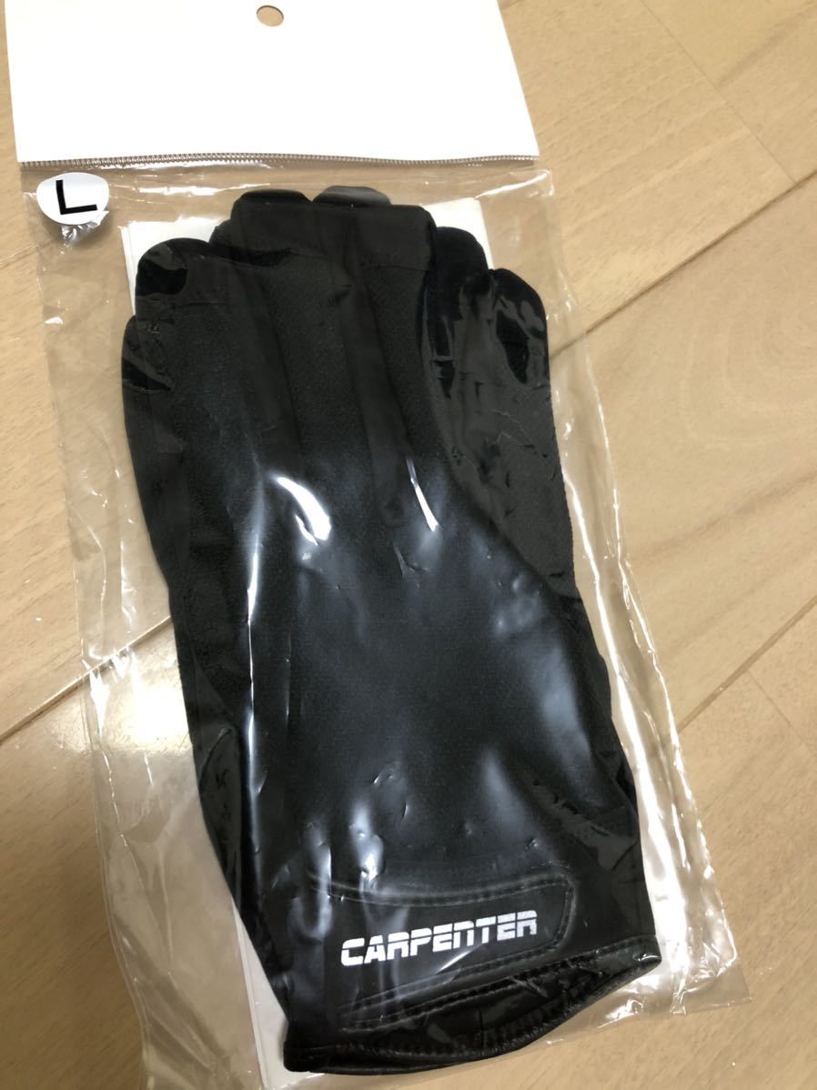 フィッシンググローブ　XL カーペンター　carpenter γ 黒　ブラック カーペンター フィッシング グローブ