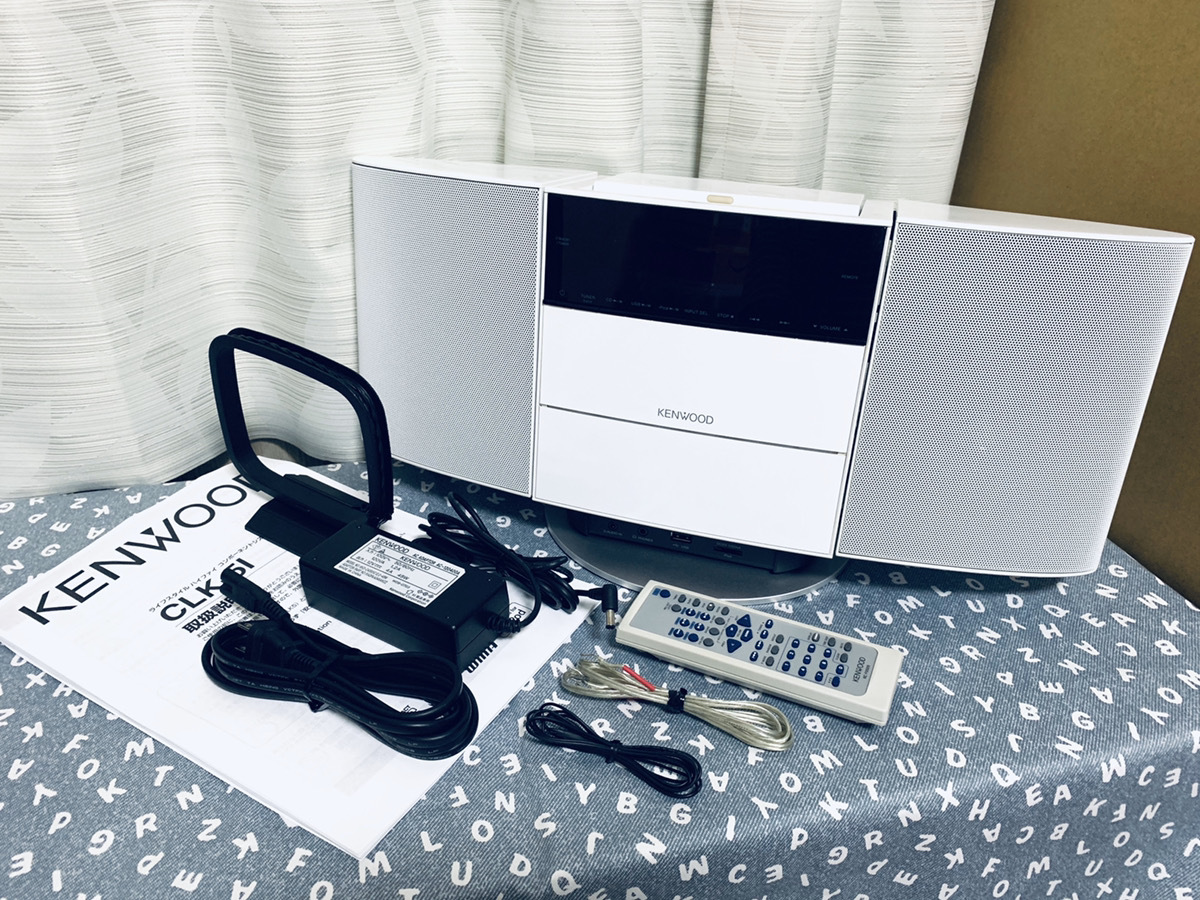 KENWOOD LS-CLK7 ホワイト ミニコンポ 【公式通販】