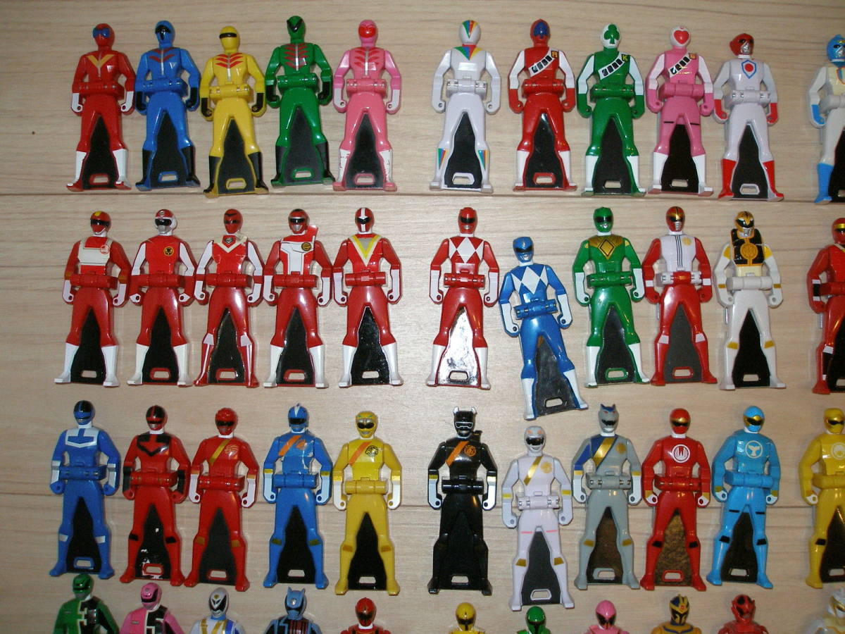 中古】レンジャーキー ダブリ無し 大量117本 まとめ売り：超ずかん付