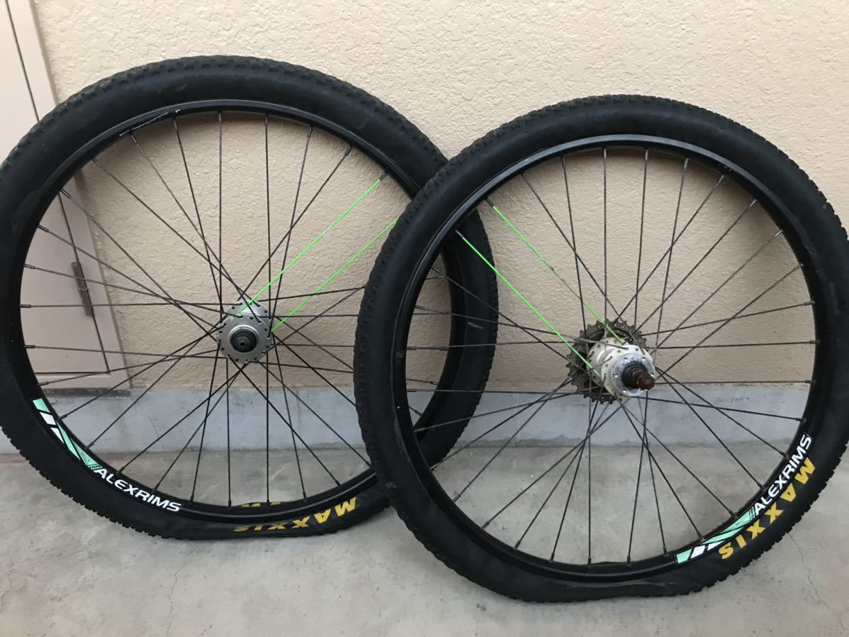 26インチホイール ALEXRIMS MAXXIS マウンテンバイク ダートジャンプ
