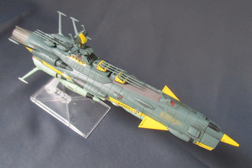 ☆完成品☆メカコレ□ガミラス供与アンドロメダ級前衛武装宇宙艦