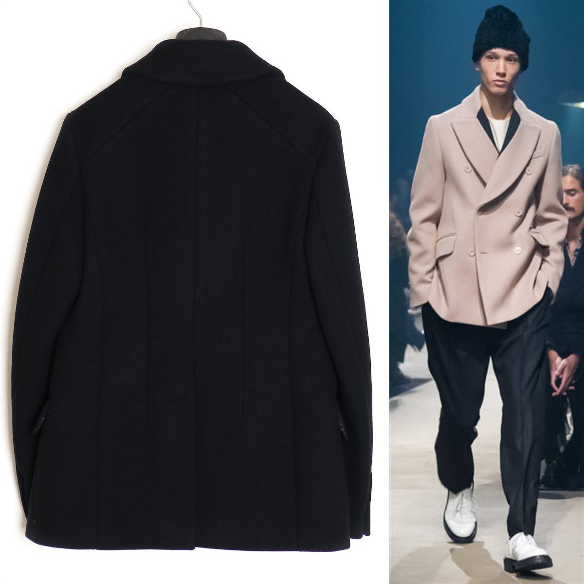 CARVENショートコート （CARVEN国内正規品14AW特殊ウールメルトン襟 