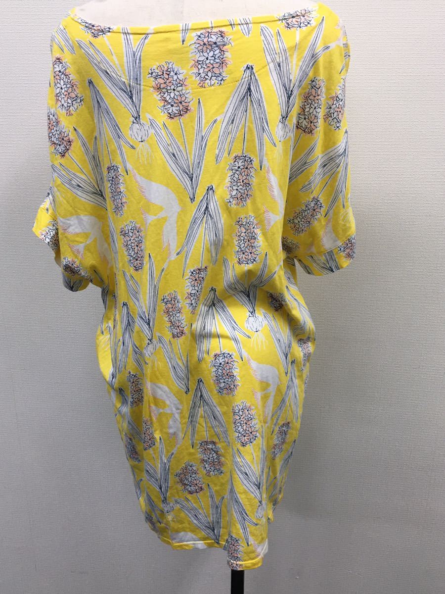 夏物売り尽くしセール 100円スタート Graniph グラニフ レディース 半袖 ワンピース ポケット付き 花柄 黄色 Fサイズ の落札情報詳細 ヤフオク落札価格情報 オークフリー スマートフォン版