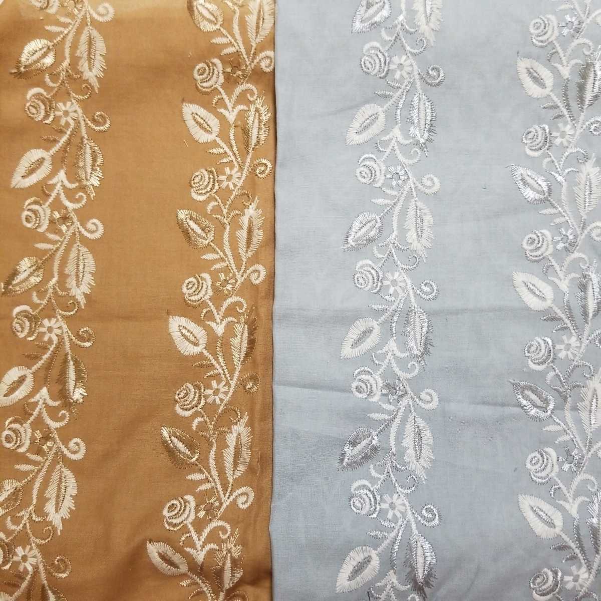 新品 レース生地 刺繍生地 ２色セット グレー テコラッタ バラ チューリップ ハギレ ハンドメイド の落札情報詳細 ヤフオク落札価格情報 オークフリー スマートフォン版