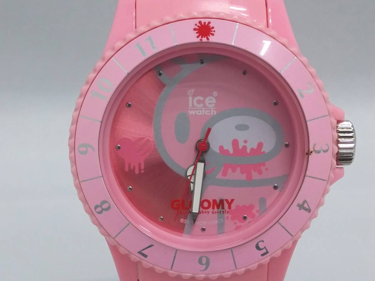 ice watch GLOOMY コラボウォッチ ピンク クォーツ アイスウォッチ