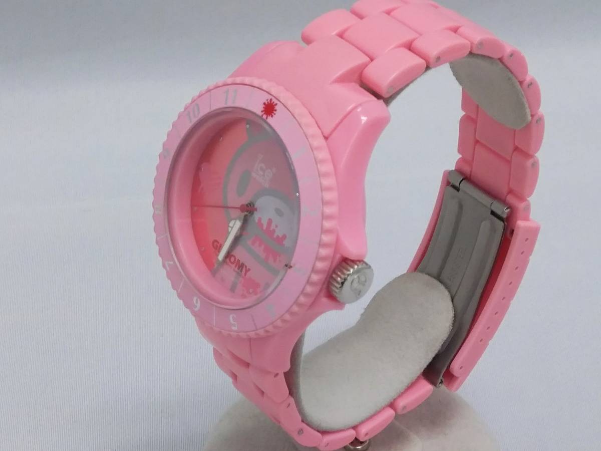 ice watch GLOOMY コラボウォッチ ピンク クォーツ アイスウォッチ