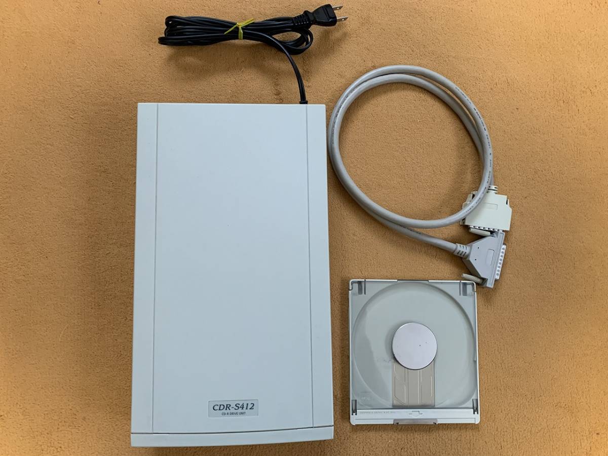オールドMacで使用していたCD‐Rドライブユニット BUFFALO CDR-S412 