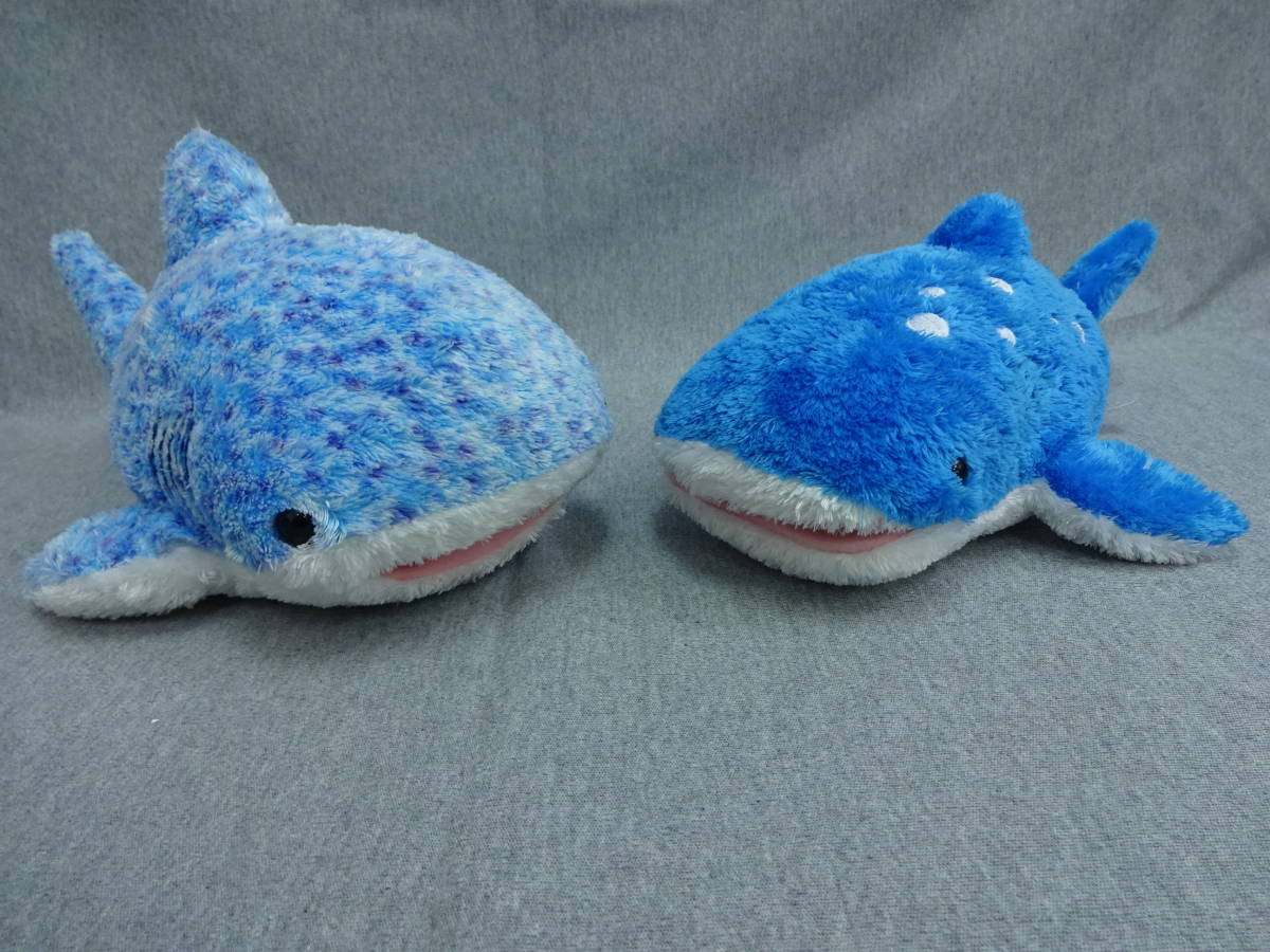 沖縄美ら海水族館 サメ ぬいぐるみ パペット ジンベエザメ ブルー かわいい の落札情報詳細 ヤフオク落札価格情報 オークフリー スマートフォン版