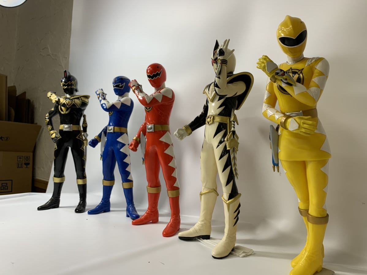 旭a1 007 美品 爆竜戦隊 アバレンジャー 当時物 ソフビ人形 戦隊