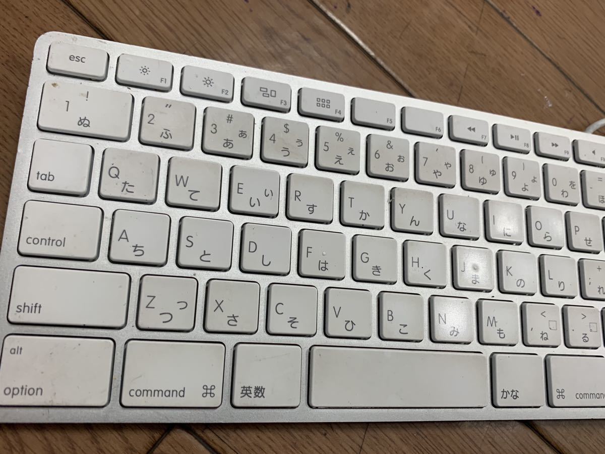 送料無料 Apple Keyboard A1243 テンキー付 キーボード Js配列 日本語キーボード 動作品 の落札情報詳細 ヤフオク落札価格情報 オークフリー スマートフォン版