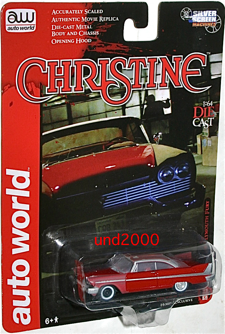オートワールド　クリスティーン　プリマス　フューリー　部分レストアバージョン！ New！『CHRISTINE』THE RESTORATION AN EVIL 1958 PLYMOUTH FURY