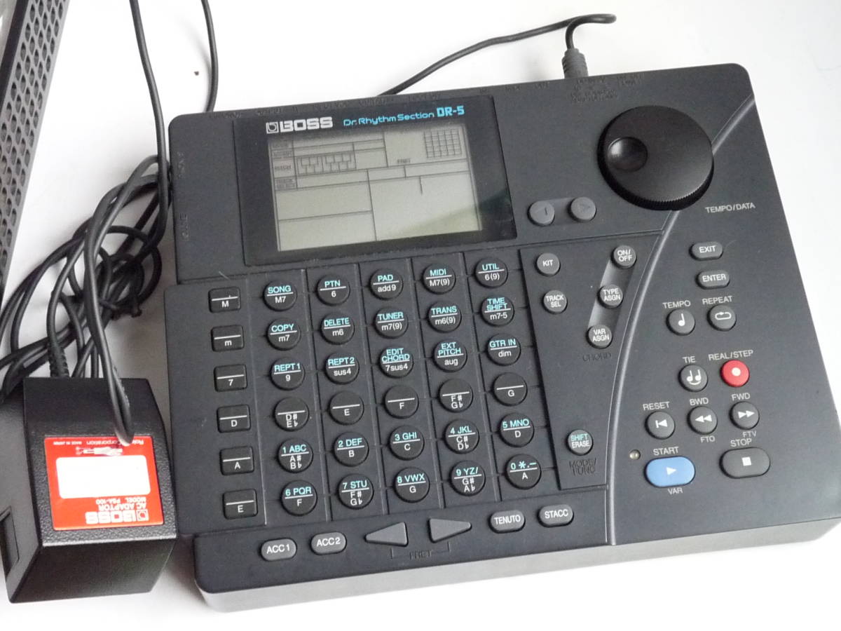 BOSS DR-5リズムマシン　動作品　ACアダプター付き BOSS DR-5リズムマシン 動作品 ACアダプター付き （新品