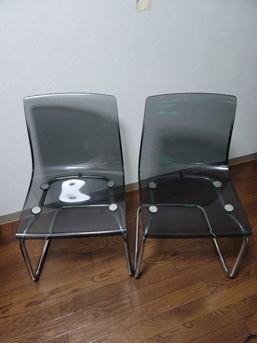 アクリル 椅子 デザイナー IKEA 椅子 トービアス アクリルチェア