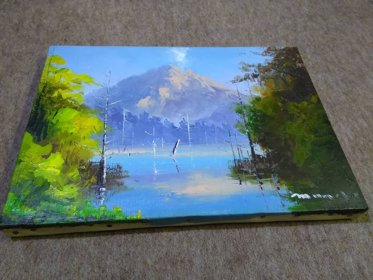 旧家より 絵画美術 油彩画 作家品 焼岳 美しい風景画 直筆肉筆 サイン 額装品 の落札情報詳細 ヤフオク落札価格情報 オークフリー スマートフォン版