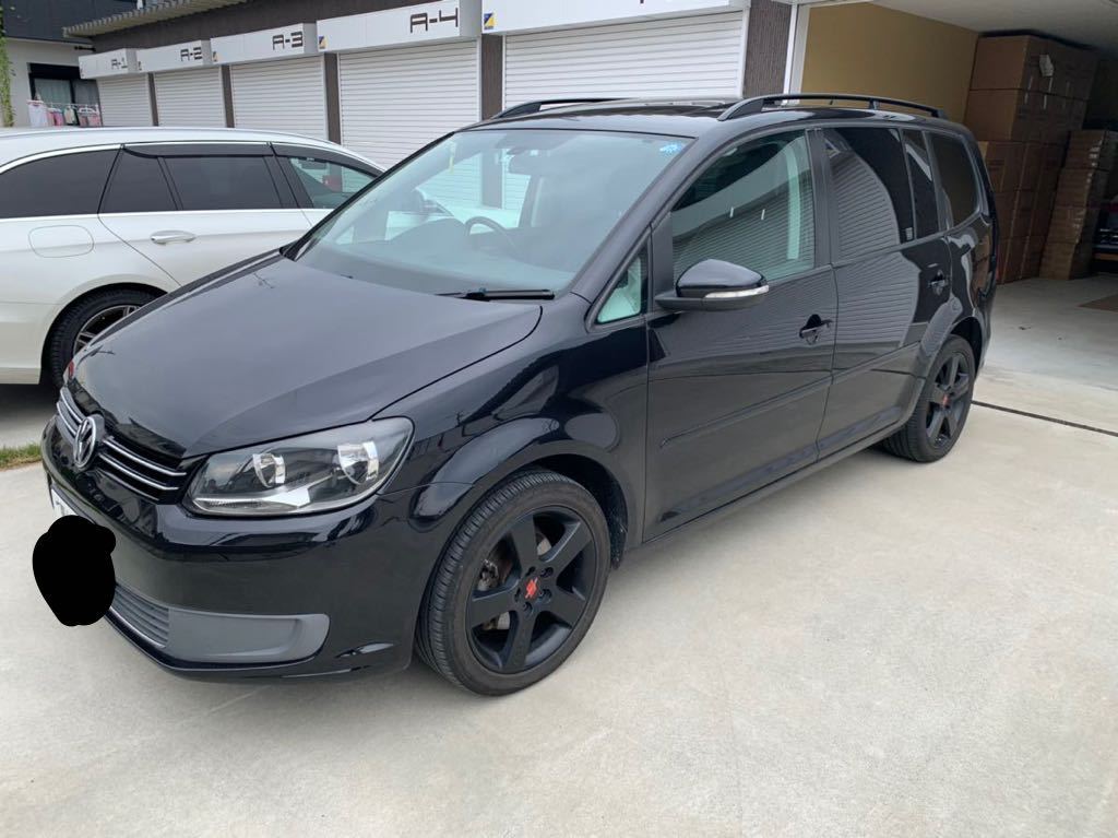 9部山 VW トゥーラン 純正 ホイール おいし タイヤ 4本セット 225/45R17