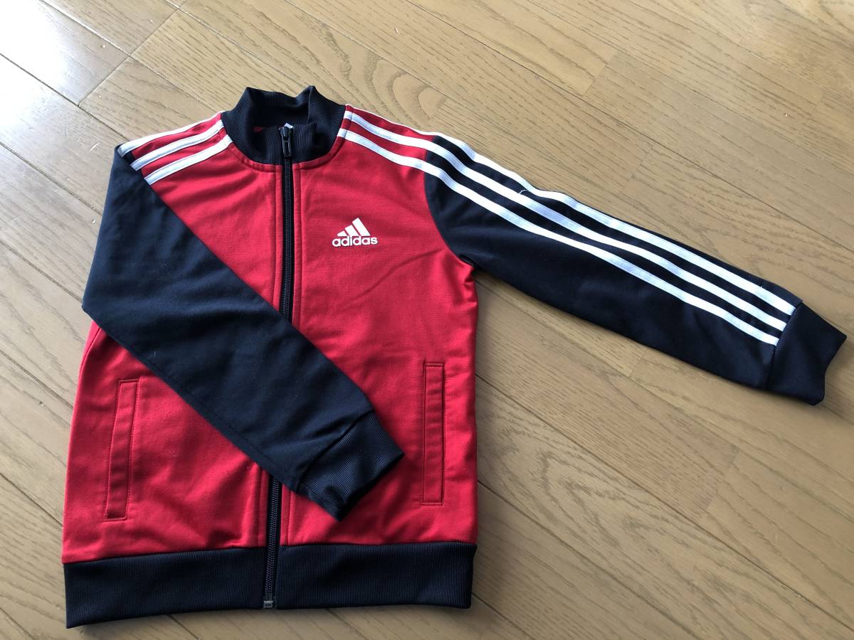 送料無料 アディダス Adidas ジャージ 上 1cm 子供用 キッズ 赤 黒 レッド ブラック の落札情報詳細 ヤフオク落札価格情報 オークフリー スマートフォン版