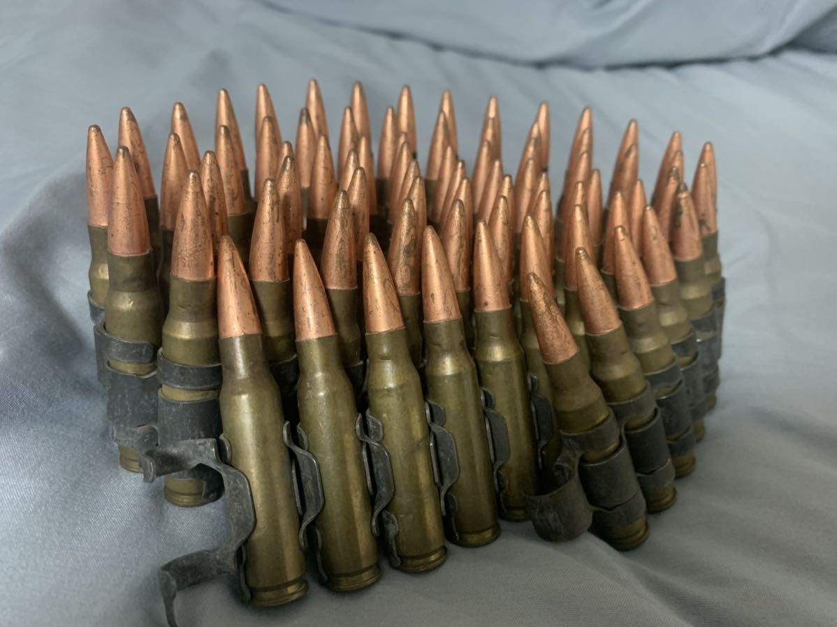 7.62mm NATO弾ダミーカートベルトリンク