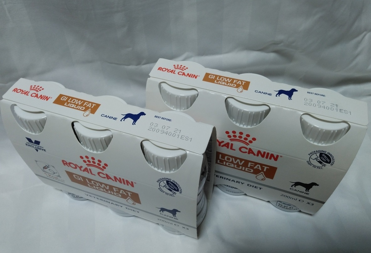 グランドホールセール 犬用 ロイヤルカナン（ロイヤルカナン犬 8本 LIQUID FAT LOW GI ドッグフード