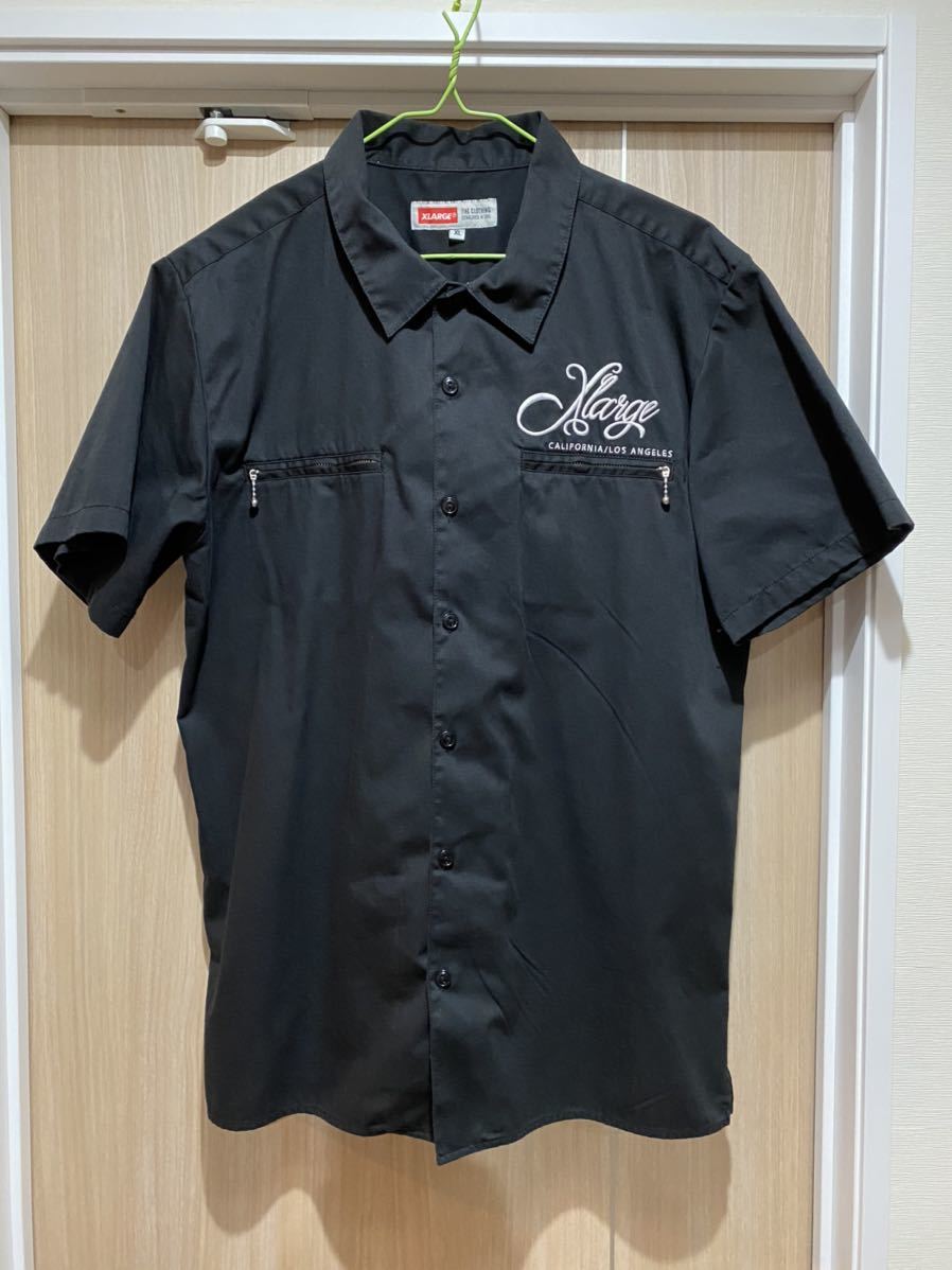 エクストララージ　ワークシャツ　刺繍 Xlarge ワークシャツ XLサイズ☆正規品☆XLARGE☆ワークシャツ