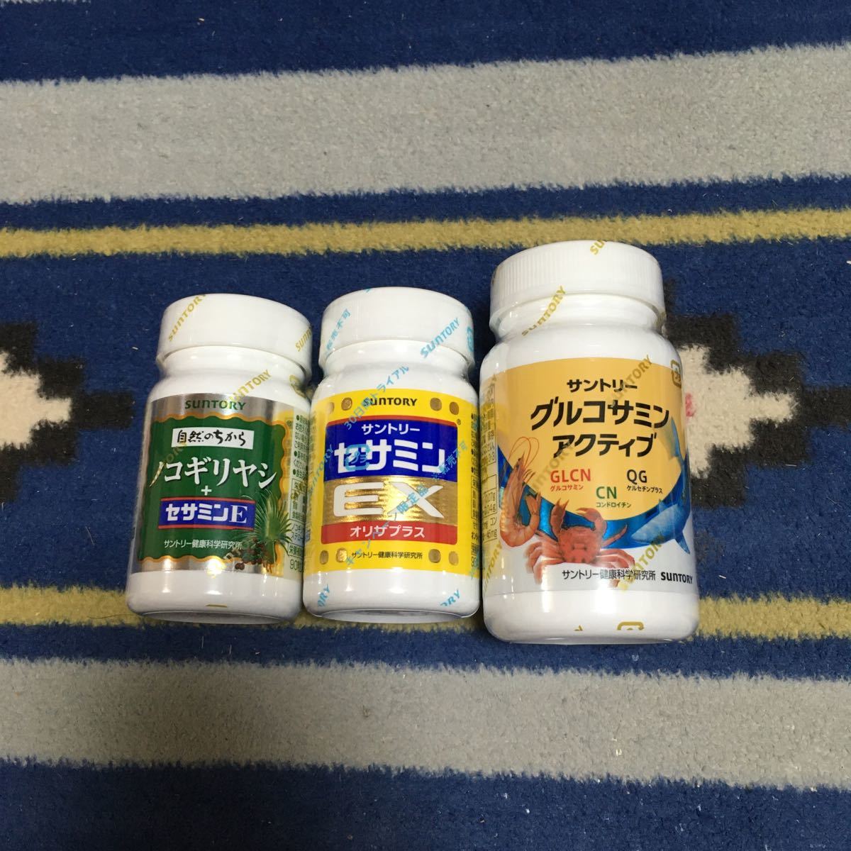 新品 サントリーセサミンex ノコギリヤシ セサミンe グルコサミンアクティブ 3点セット の落札情報詳細 ヤフオク落札価格情報 オークフリー スマートフォン版