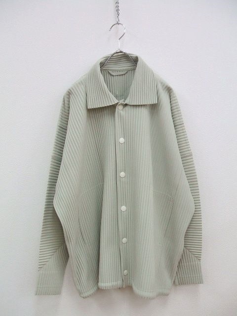 0-1016M♪HOMME PLISSE ISSEY MIYAKE/プリーツシャツ/ジャケット