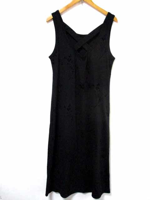 イクコ Ikuko ワンピース チュニック ロング 花柄 ノースリーブ 黒 の落札情報詳細 ヤフオク落札価格情報 オークフリー スマートフォン版