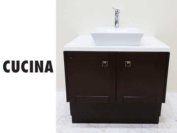 N301mk モデルルーム展示品 Cucina クチーナ モダンデザイン システム洗面化粧台 ダークブラウン 焦げ茶系 手洗い 洗面台 の落札情報詳細 ヤフオク落札価格情報 オークフリー スマートフォン版