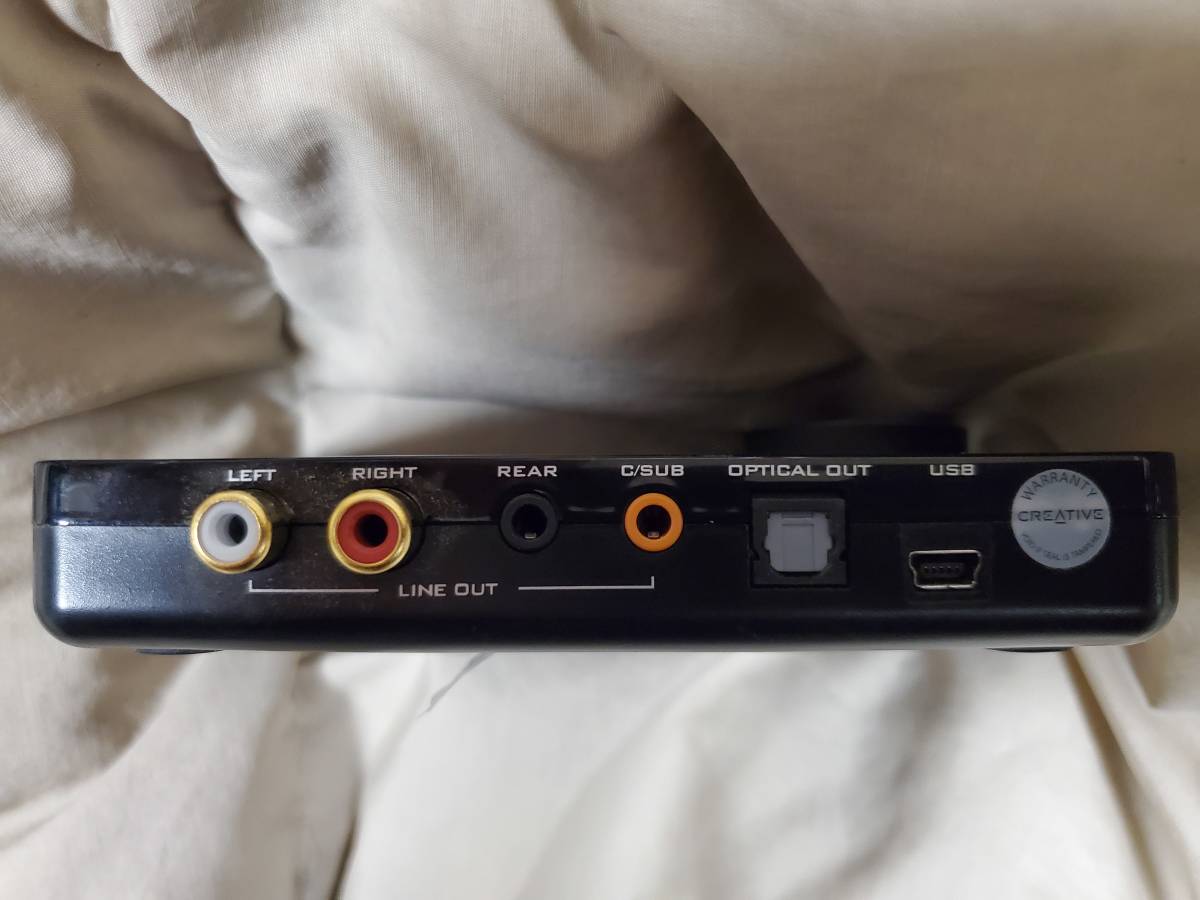 美品 未開封リモコンつき Creative Sound Blaster X Fi Surround 5 1 Pro R2 ハイレゾ対応 24bit 96khz サウンドカード クリエイティブ の落札情報詳細 ヤフオク落札価格情報 オークフリー スマートフォン版