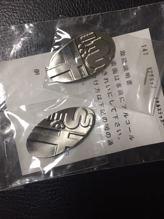 新品】☆アルファロメオ147 ドアグリップ メタルステッカー ドア