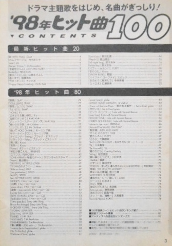 1998年 ヒット曲 100 ソングブック 全歌詞 カラオケ難易度 ワンポイント講座付き 送料164円 の落札情報詳細 ヤフオク落札価格情報 オークフリー スマートフォン版