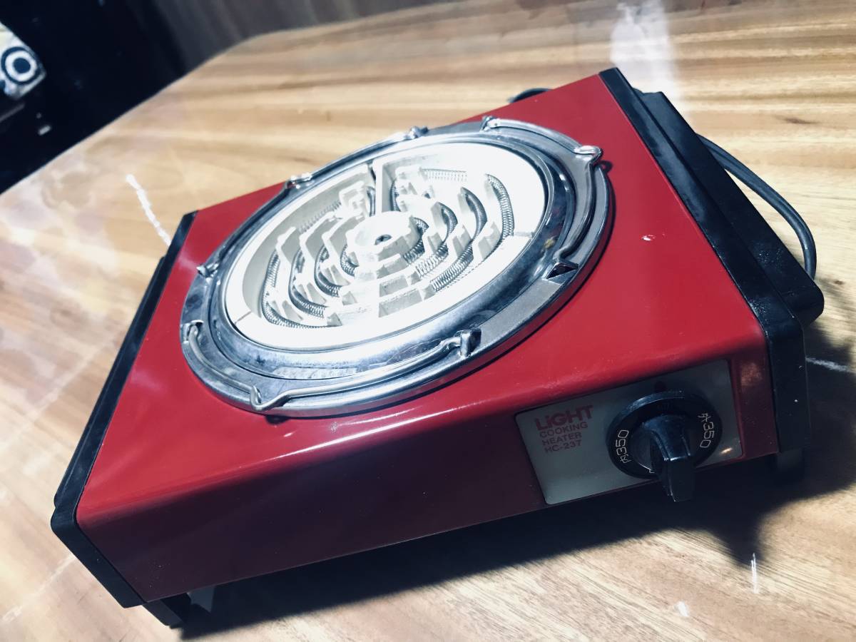 昭和レトロ 未使用電熱線コンロ の落札情報詳細 ヤフオク落札価格情報 オークフリー スマートフォン版