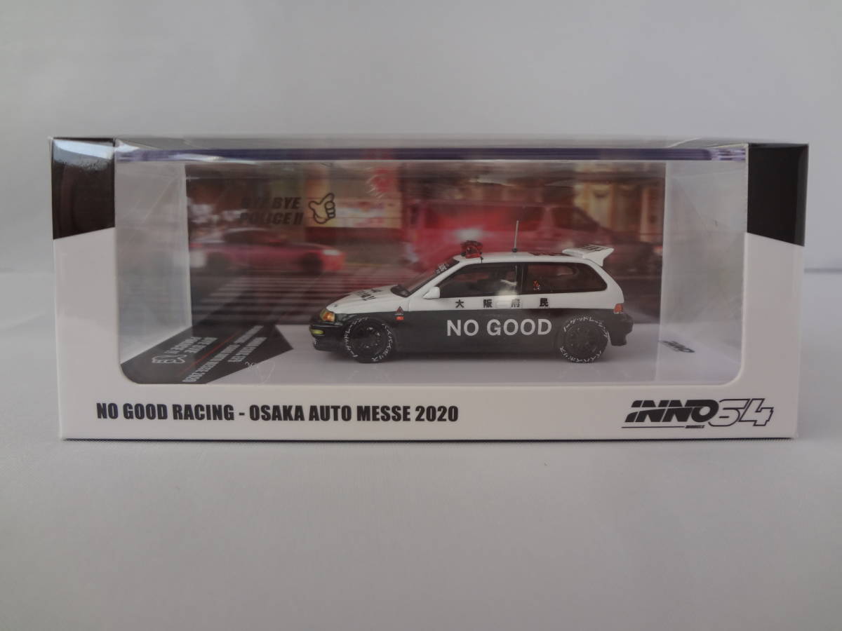 新品】INNO 1/64 HONDA CIVIC EF9 NO GOOD RACING-OSAKA AUTO MESSE