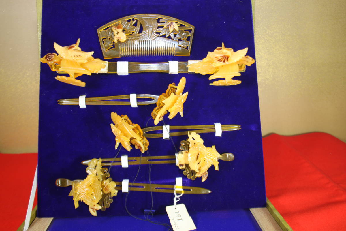 信 和装小物 かんざし くし 飾り 花嫁衣裳 文金高島田 ヘア飾り 髪飾り 豪華セット ケース付 べっ甲色 A の落札情報詳細 ヤフオク落札価格情報 オークフリー スマートフォン版