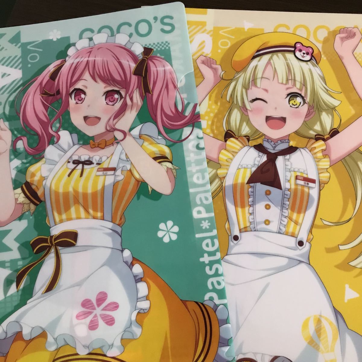 新品 ココス バンドリ ガールズバンドパーティ キャンペーン クリアファイル 丸山彩 弦巻こころ 2枚セット の落札情報詳細 ヤフオク落札価格情報 オークフリー スマートフォン版