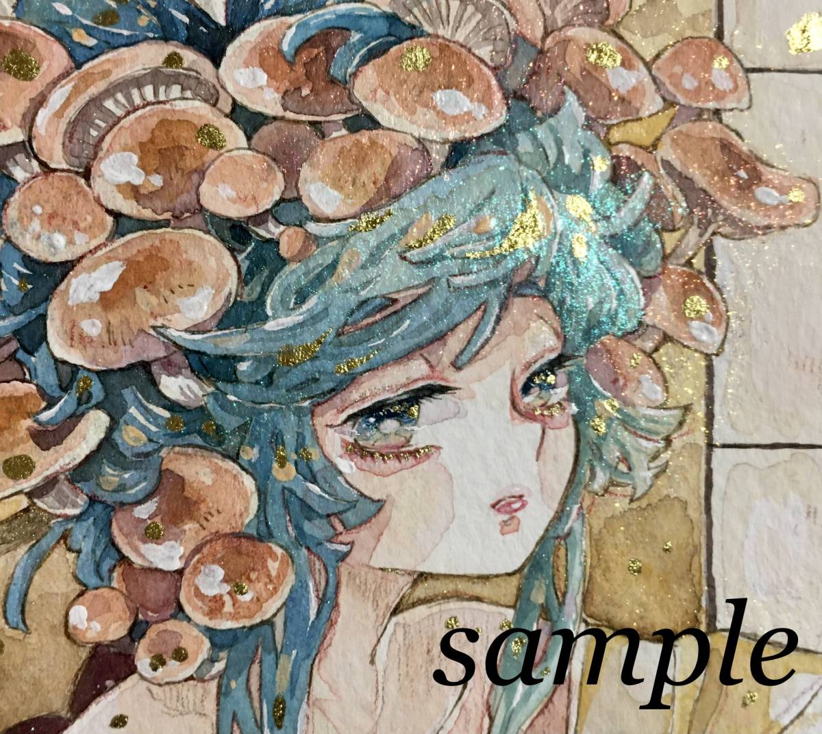 新品 手描きイラスト 創作 オリジナル 真暗森のキノコ姫 エノキタケ リメイク アクリルガッシュ 色鉛筆 B5サイズ の落札情報詳細 ヤフオク落札価格情報 オークフリー スマートフォン版