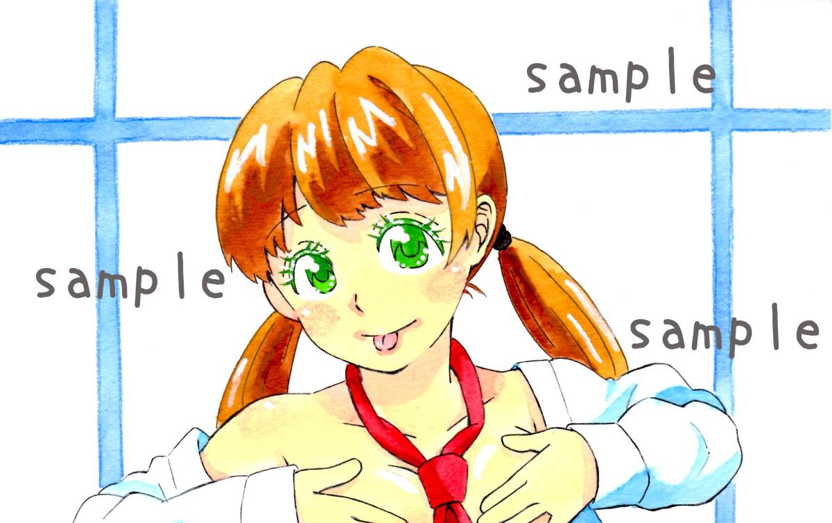 新品 オリジナル手描きイラスト ツインテール 女の子 ネクタイ シャツ ノーパン の落札情報詳細 ヤフオク落札価格情報 オークフリー スマートフォン版